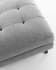 Debra footrest in light grey, 80 x 80 cm