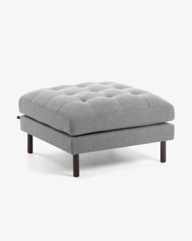 Reposes-pied Debra 80 x 80 cm gris clair
