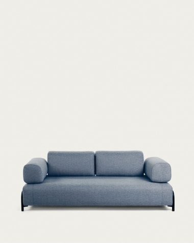 Sofa 3-osobowa Compo w kolorze niebieskim 232 cm