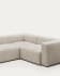 Blok 4 seater corner sofa in beige, 320 x 230 cm