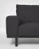 Noa 3 seater sofa in grey with dark finish legs, 230 cm