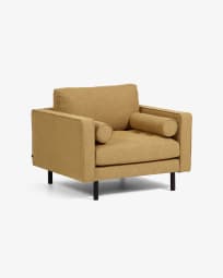 Debra mustard armchair