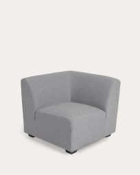 Legara sofa module in light grey, 62 cm