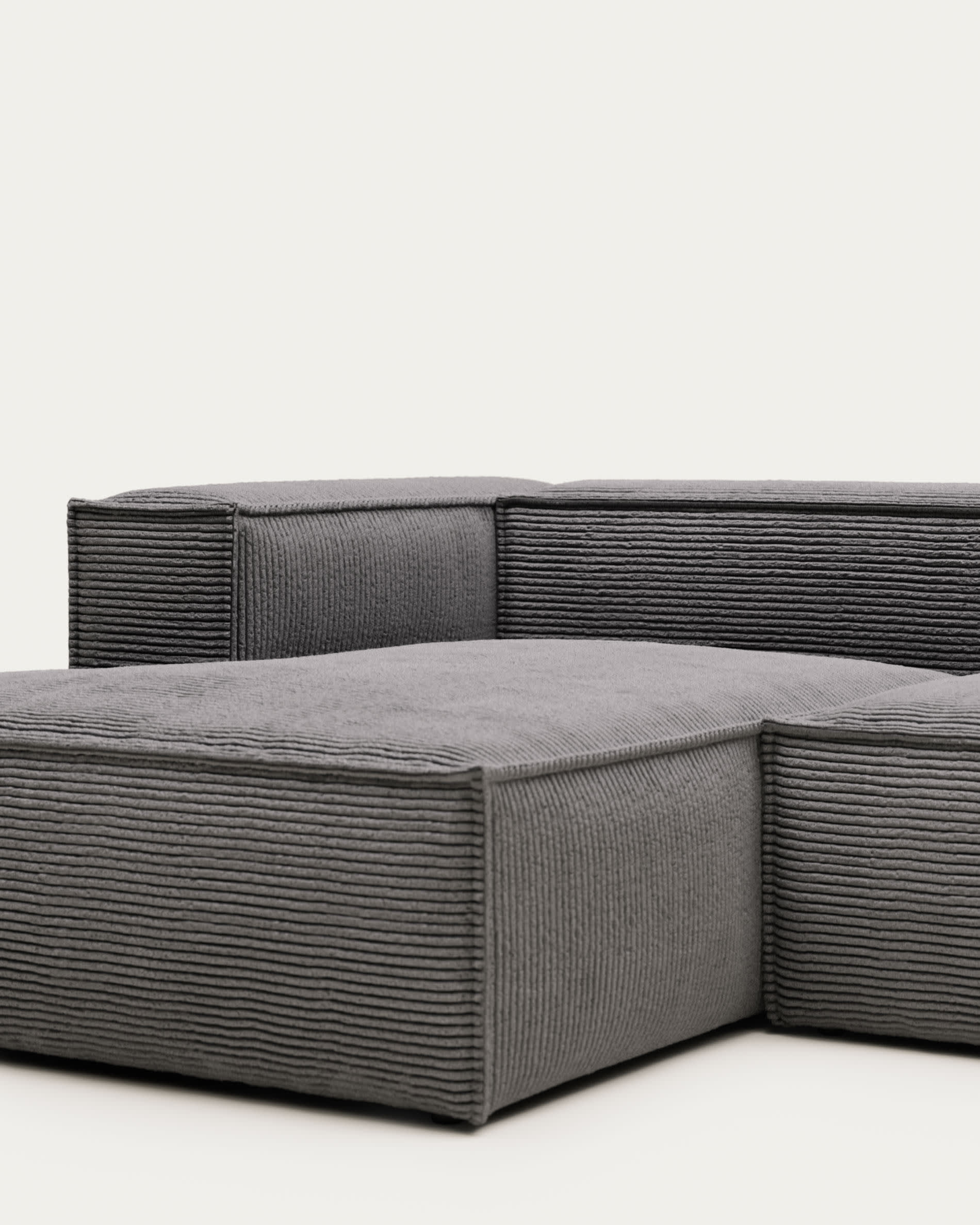 Grey deals corduroy couch