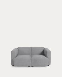 Legara 2 seater sofa in light grey, 160 cm