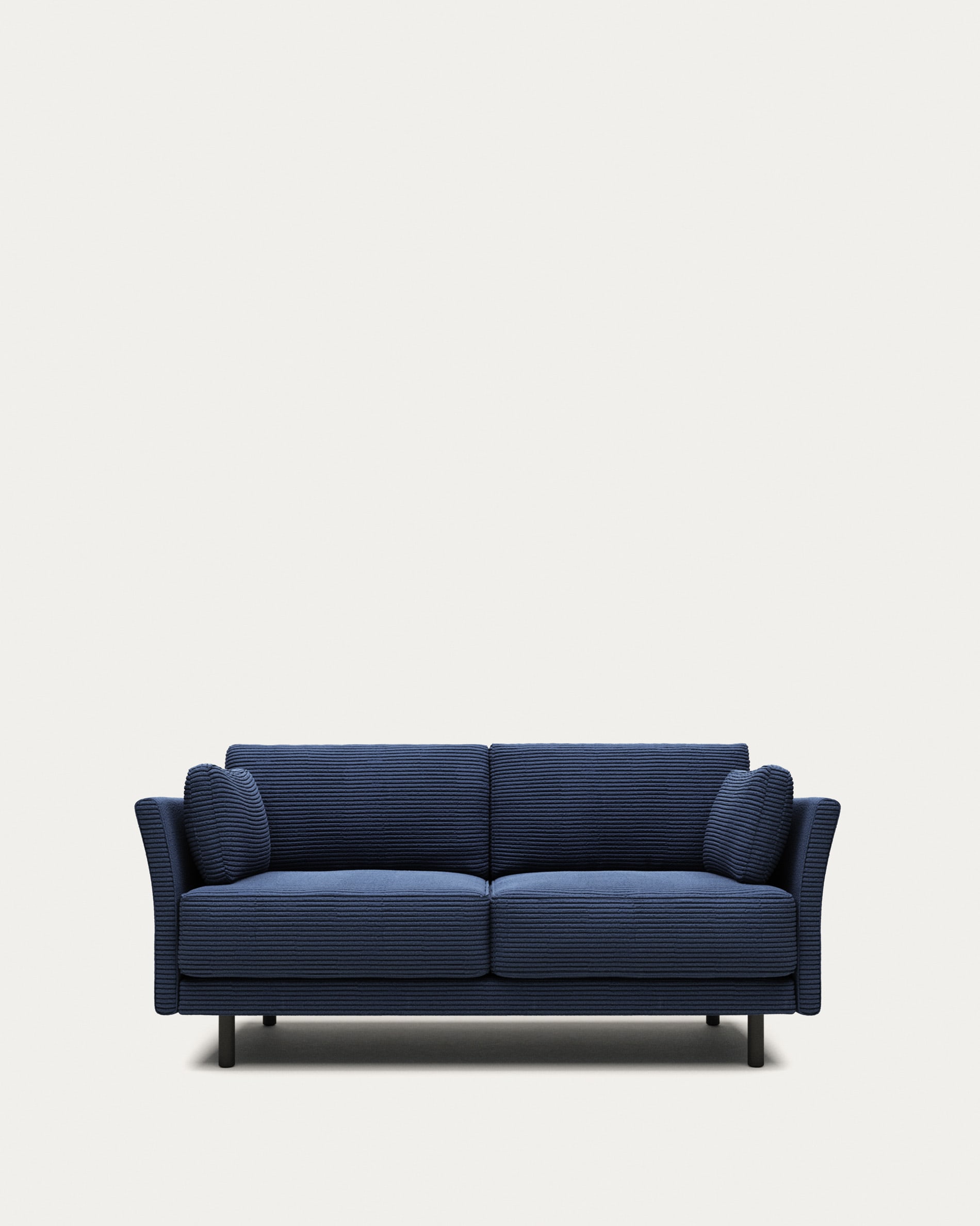 Black corduroy store couch