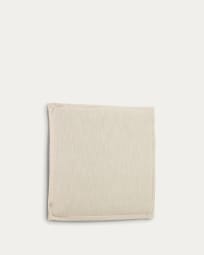 Cabecero desenfundable Tanit de lino blanco para cama de 90 cm
