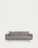 3 seater Carlota sofa in grey, 213cm