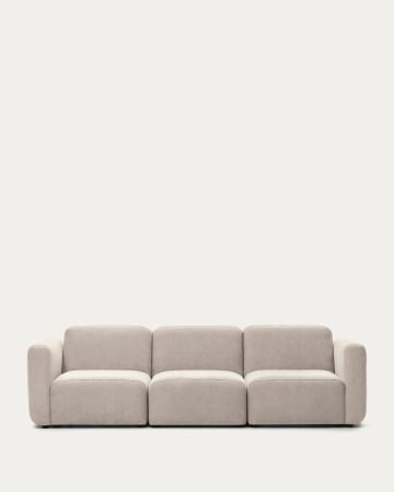 Sofà modular Neom 3 places beix 263 cm