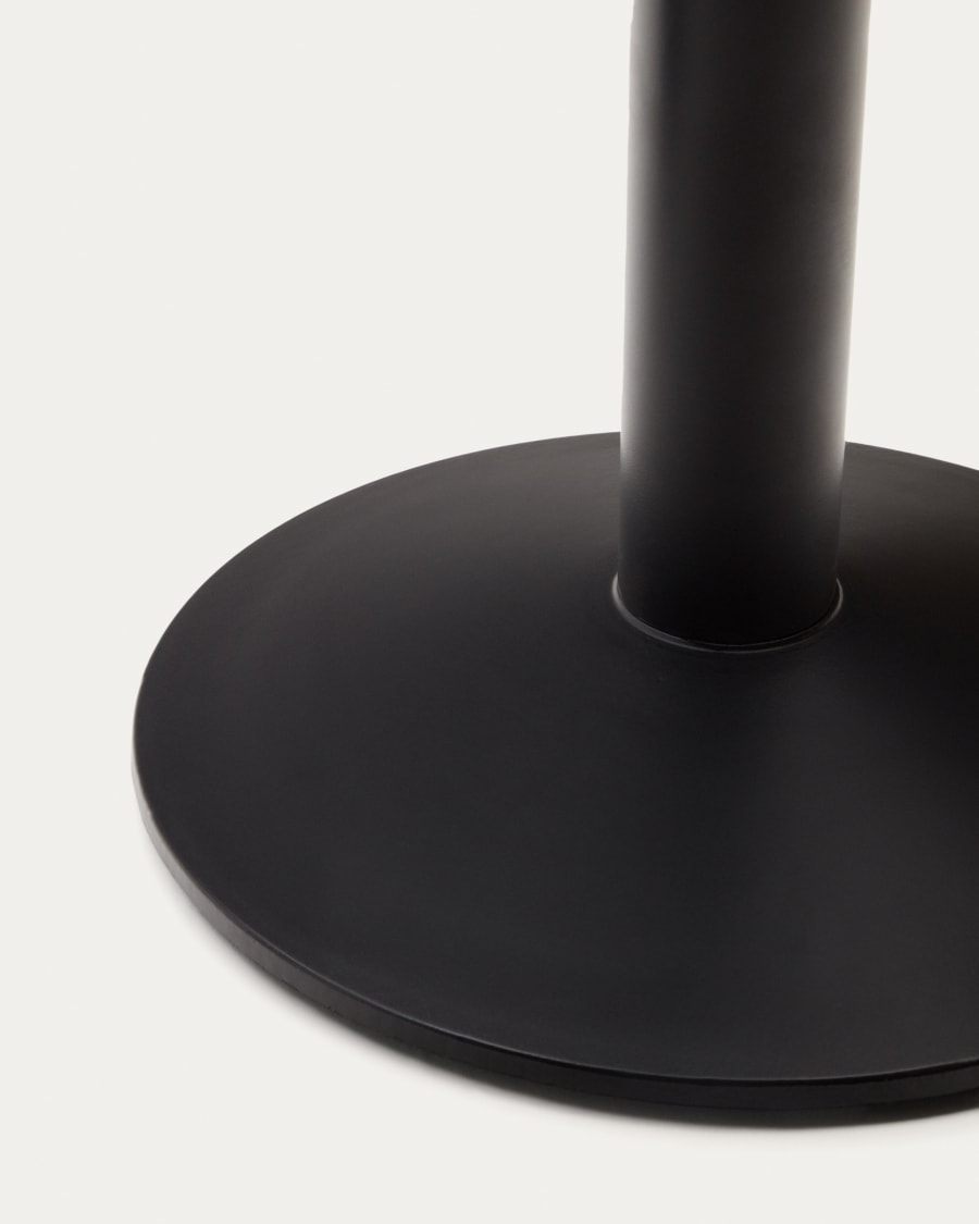 Gamba tavolo alto in metallo nero, h 100 cm Element Business
