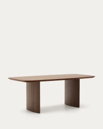 Litto table made from walnut veneer, 200 x 100 cm