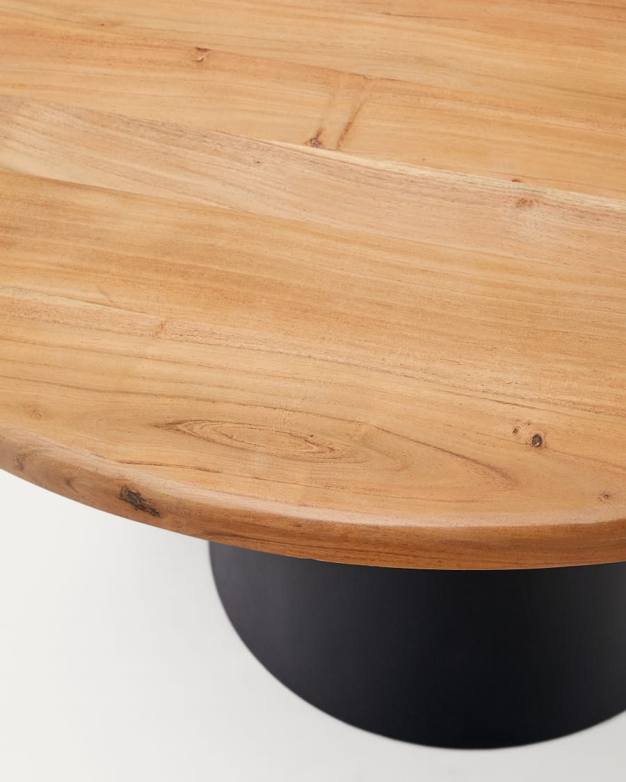 Table à manger ronde extensible en bois ø120(170)-120cm Kave Home - COLLEEN