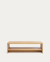 Abilen oak wood veneer coffee table 120 x 60 FSC 100%