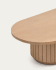 Τραπέζι σαλονιού Licia, μασίφ ξύλο μάνγκο, 120x60εκ