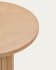 Βοηθητικό τραπέζι Licia, στρογγυλό, μασίφ ξύλο μάνγκο, Ø 60εκ