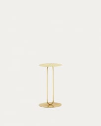 Nithanda metal side table with a gold finish, Ø 30.5 cm