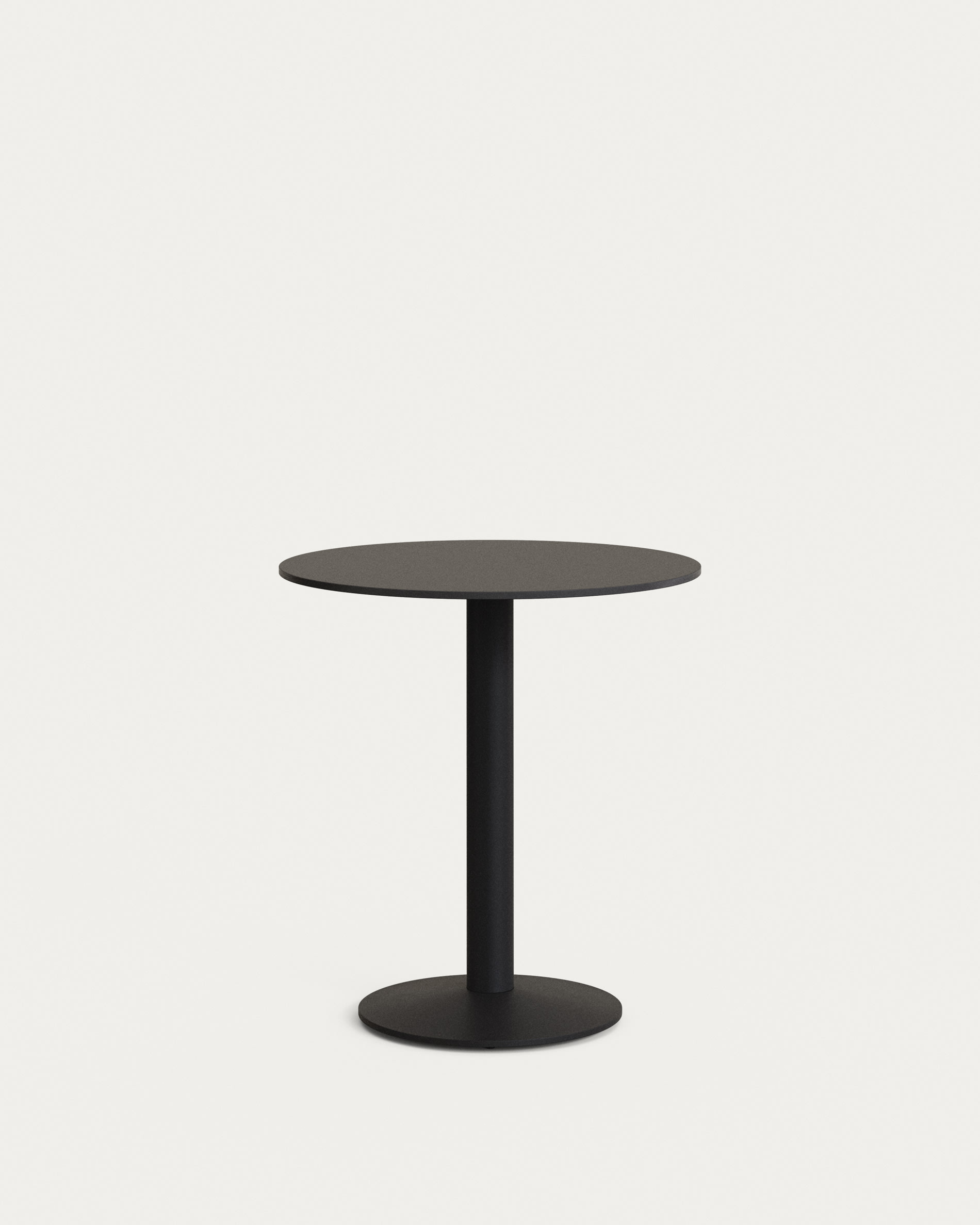 Rond Acrylique sur Pied Noir  Location de tables et chaises