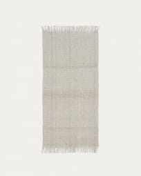 Fornells rug in wool and cotton, 70 x 140 cm