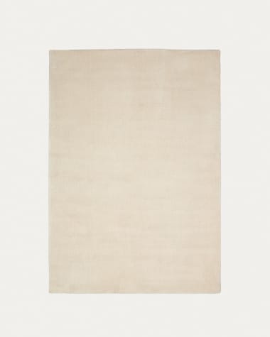 Empuries rug in white polypropylene, 200 x 300 cm