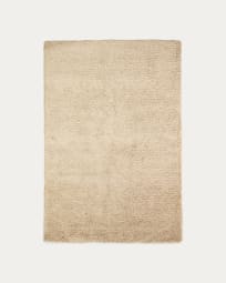 Neade rug, polypropylene and cotton in beige, 200 x 300 cm