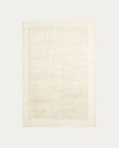Catifa Marely de llana blanc 160 x 230 cm