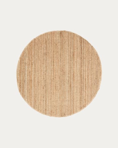 Madelin round rug in natural jute Ø 150 cm