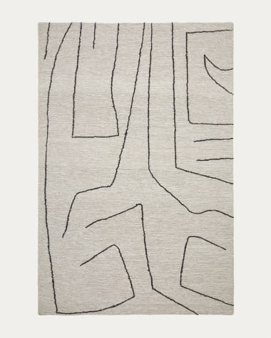 Catifa Spati de llana beix 200 x 300 cm
