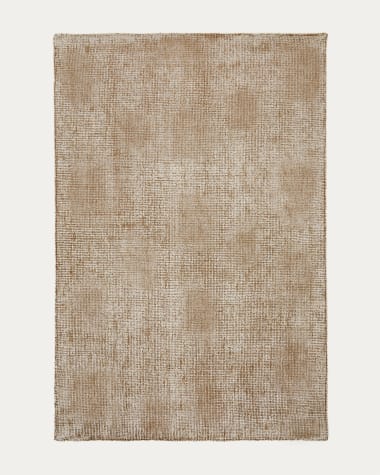 Susi viscose wool rug in green 200 x 300 cm