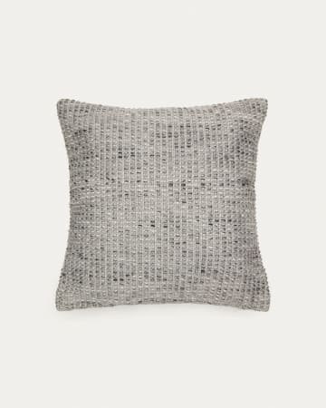 Almadraba cushion cover in grey, 100% PET, 45 x 45 cm