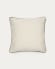 Fodera per cuscino Sagulla 100% PET bianco con bordi grigi 45 x 45 cm