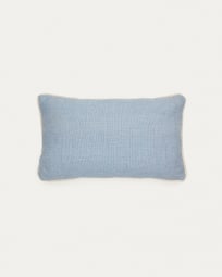 Sagulla 100% PET cushion cover in blue, 30 x 50 cm