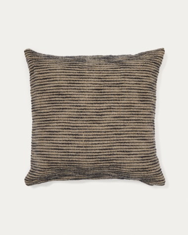 Sepina grey cotton cushion cover, 50 x 50 cm