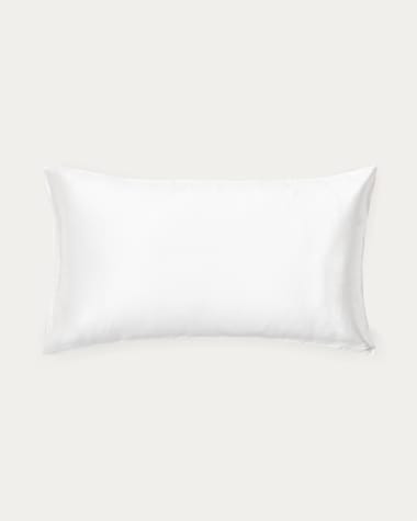 Miabella pillow cover in 100% mulberry silk, 43 x 73 cm