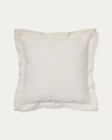 Tenassa white cushion cover 100% PET 45 x 45 cm