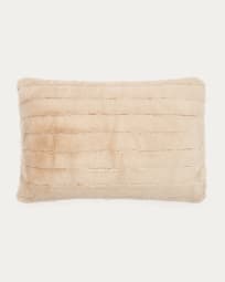 Sita beige fur cushion 40 x 60 cm