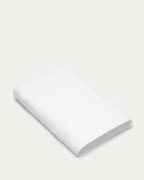 Takeshi bath towel in 100% white cotton 90 x 150 cm
