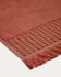 Veta 100% cotton bath mat in terracotta, 40 x 60 cm