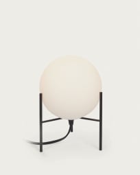 Seina table lamp in steel with black finish