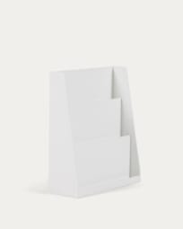 Adiventina bookcase in white MDF 59,5 x 69,5 cm