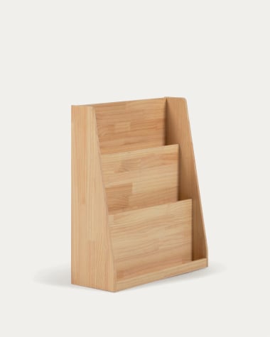 Adiventina bookcase in solid natural pine 59,5 x 69,5 cm