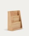 Estante livros Adiventina de madeira maciça de pinho natural 59,5 x 69,5 cm