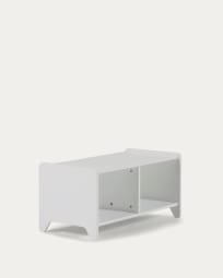 Mueble de almacenaje Nunila de MDF blanco 78 cm