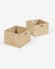 Nunila set of 2 drawers for solid pine storage unit FSC MIX Credit