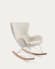 Vania rocking chair in white fleece