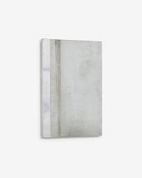 Vespera white and grey canvas 60 x 90 cm