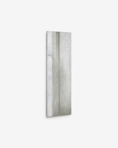 Vespera white and grey canvas 50 x 150 cm