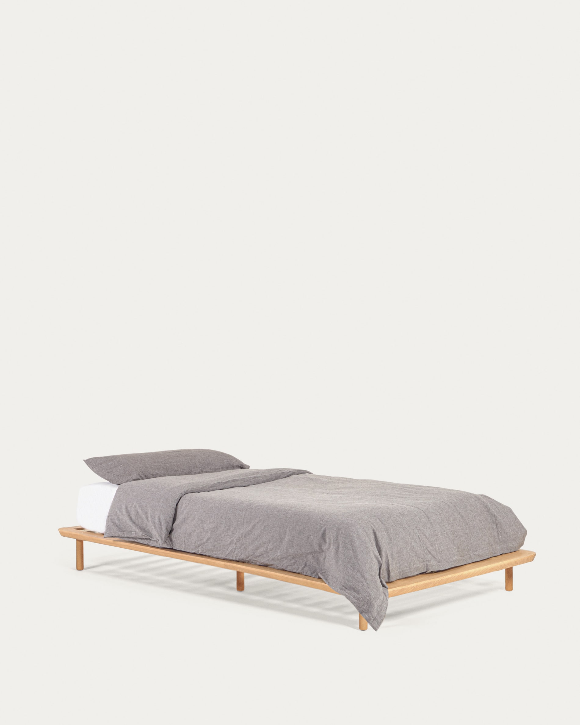 mannelijk Boren douche Anielle bed made from solid ash wood for a 90 x 200 cm mattress | Kave Home