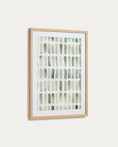 Πίνακας Briseida, πράσινα παραλληλόγραμμα, 50x70εκ