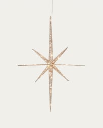 Teodelina light-up star in gold