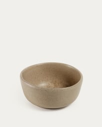 Tersilia Schale aus Keramik braun